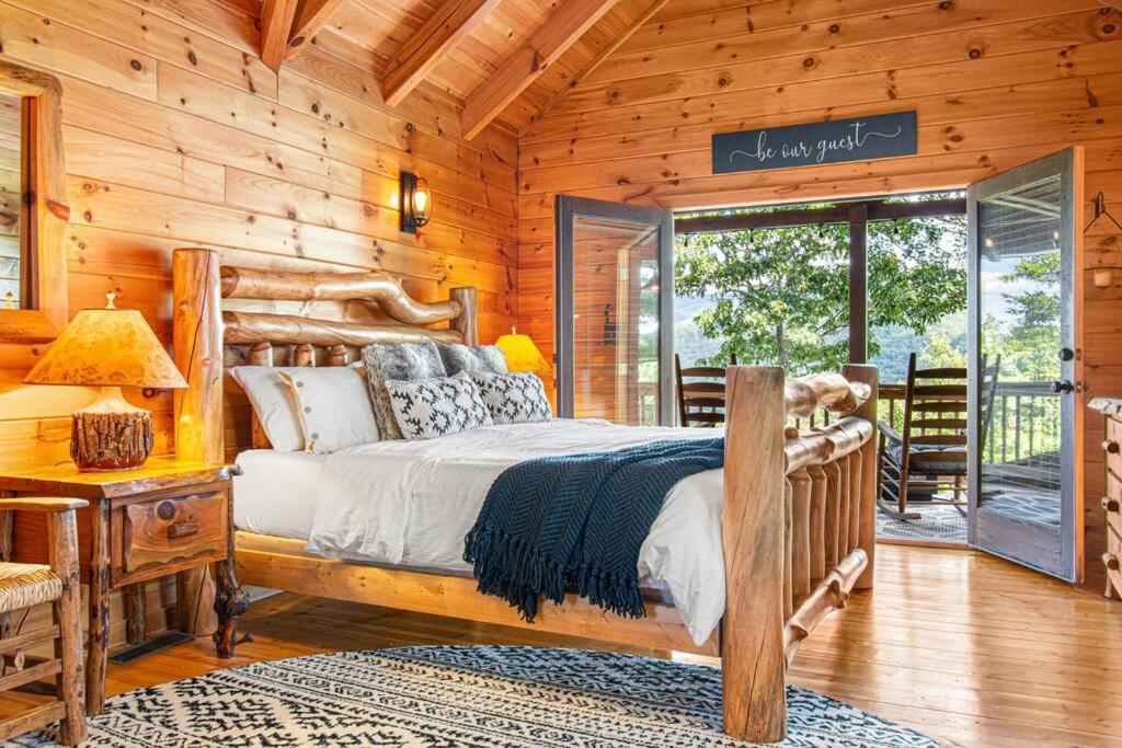 Cherry Log Summit Cabin By Bk Stays - Family Friendly - Playground - Game Room - Jacuzzi - Amazing Mountain Views Esterno foto