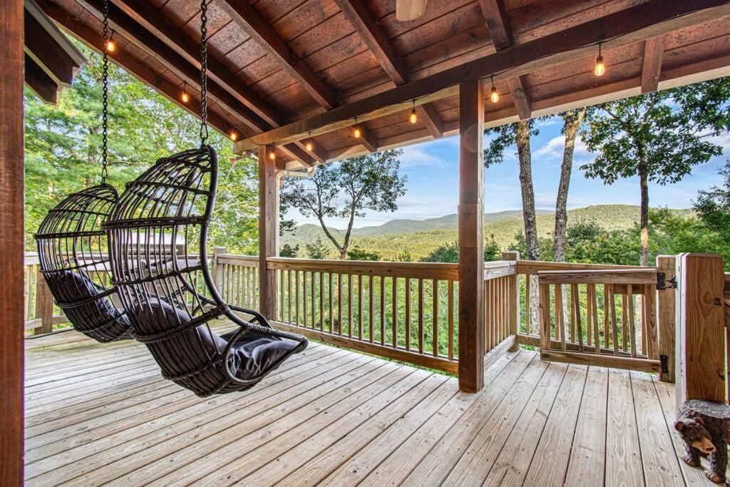 Cherry Log Summit Cabin By Bk Stays - Family Friendly - Playground - Game Room - Jacuzzi - Amazing Mountain Views Esterno foto